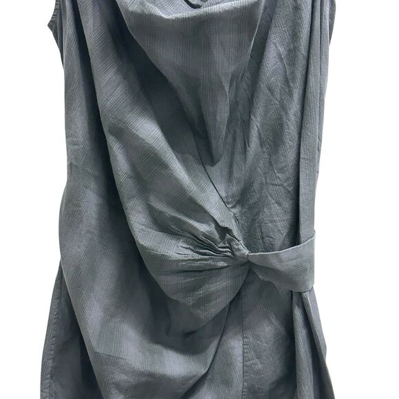 AllSaints Womens Liebe Check Wrap Sleeveless Cowl Neck Dress Size 8 - Picture 3 of 12